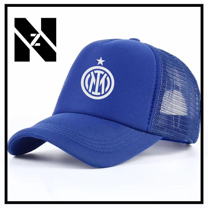 TOPI LOGO INTER MILAN PREMIUM BISA BAYAR DITEMPAT COD / TOPI JARING LOGO INTER MILAN / TOPI TRUCKE