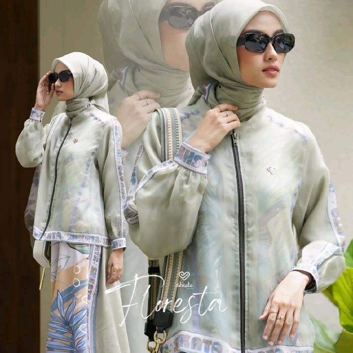 Gamis  Syari Shkata Floresta Series