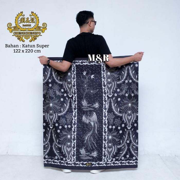 Sarung Batik M&R Sebwah Wijoyo Kusumo Silver Katun Berkualitas