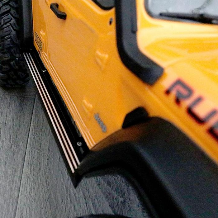Untuk Yikong Yk40882 Absima Yukatan CR1.8 Slider Batu RC Logam Pedal