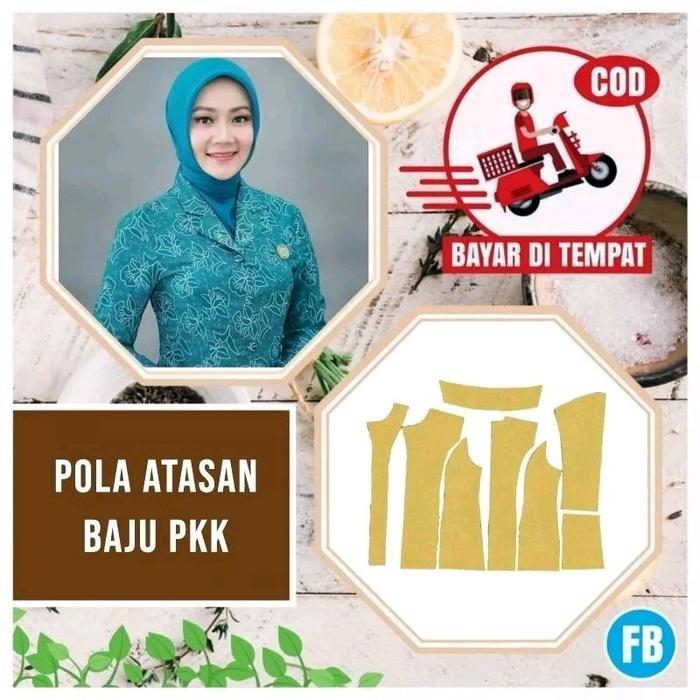 Pola Baju - Pola Baju atasan PKK Jumbo / Pola Baju Dinas - pola baju Firdaus Busana