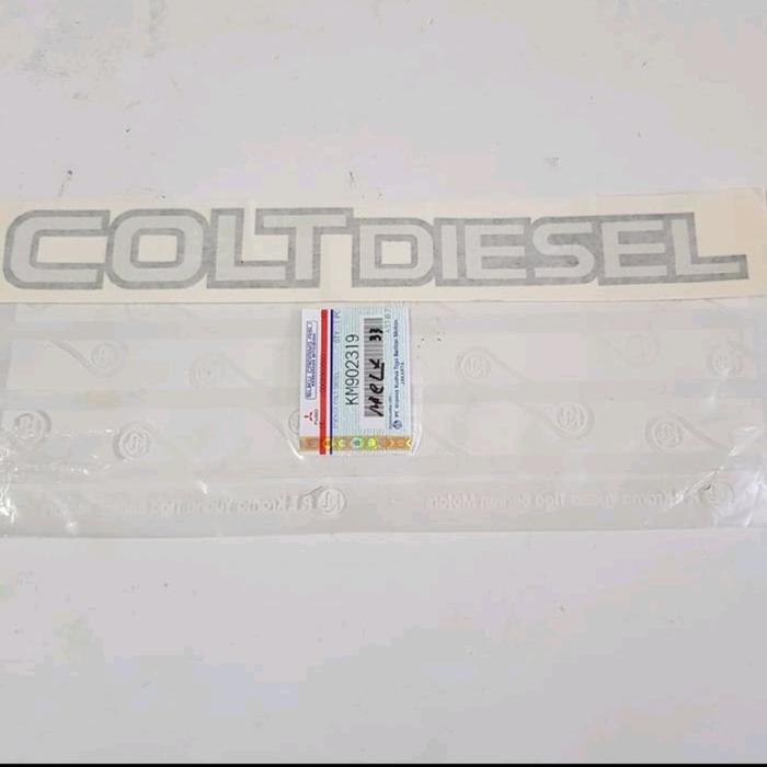 Emblem / Logo / Sticker / Stiker COLTDIESEL PS Canter Original KTB Asli