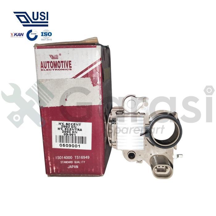(BERGARANSI) IC Regulator Alternator Dinamo Ampere ETERNA ACCENT LAMA ELANTRA 12V PIN 2 USI ORI