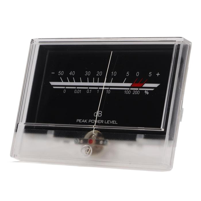 VU Meter Board White Backlit Beautiful Appearance VU Meter LED for DIY