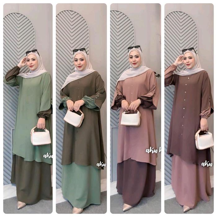 AZMIYA DRESS BY AKU KARISSA/GAMIS AKU KARISSA/TERBARU AKU KARISSA
