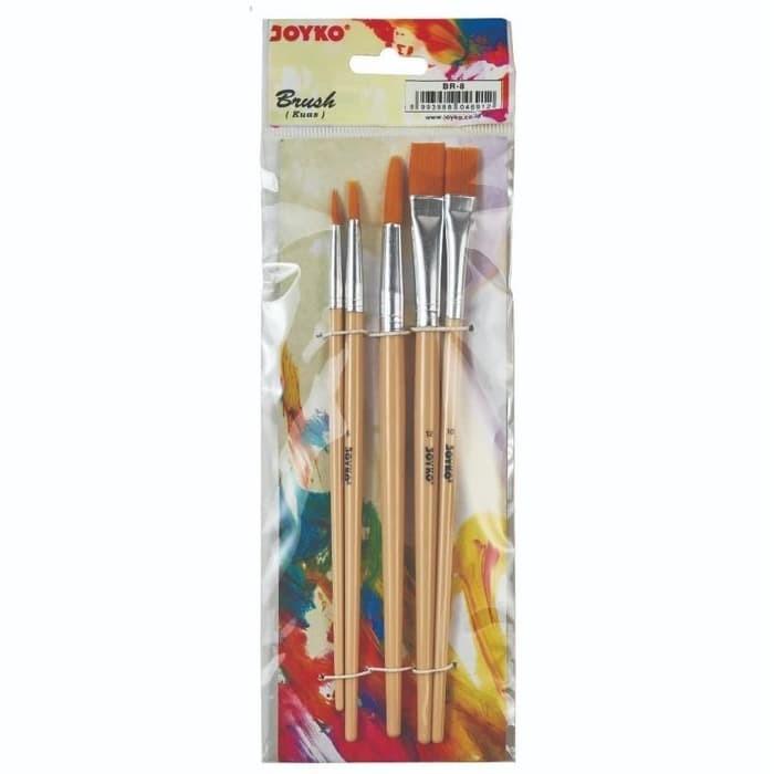 [ SET ] Kuas Lukis - Joyko BR-8 MURAH!
