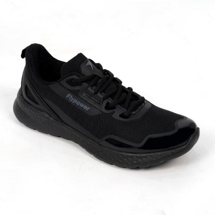 Flypower Boko 04 Sepatu Sneakers Running Unisex Full Black