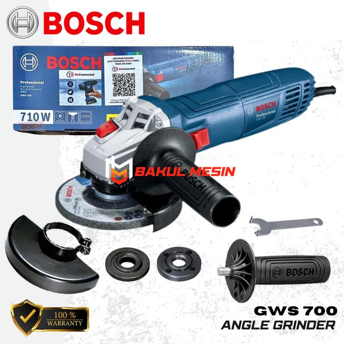BOSCH GWS700 Mesin Gerinda 4'' Small Angle Grinder GWS 700