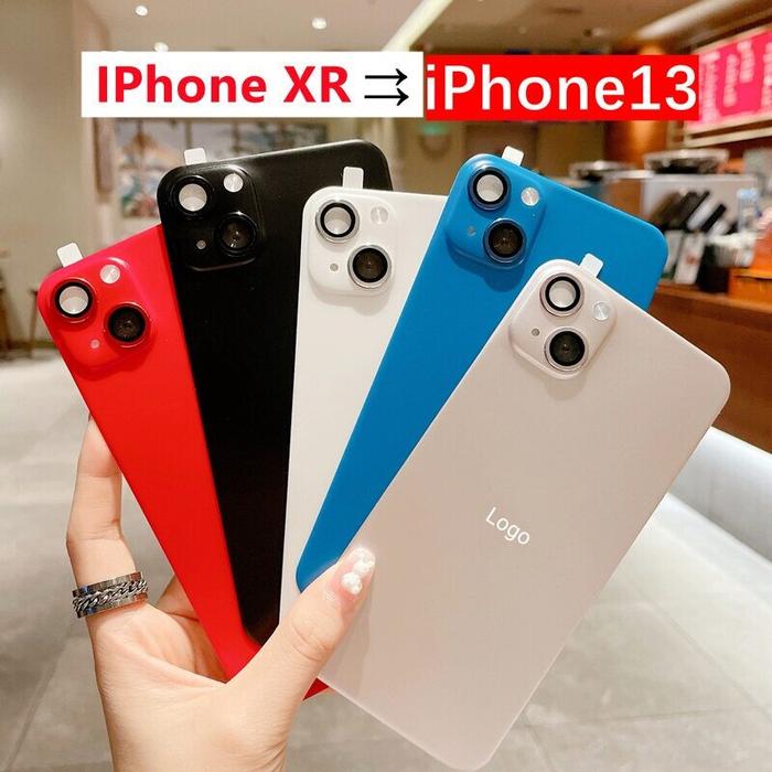 Stiker Pelindung Belakang iPhone, untuk iPhone XR Ubah 13, Film