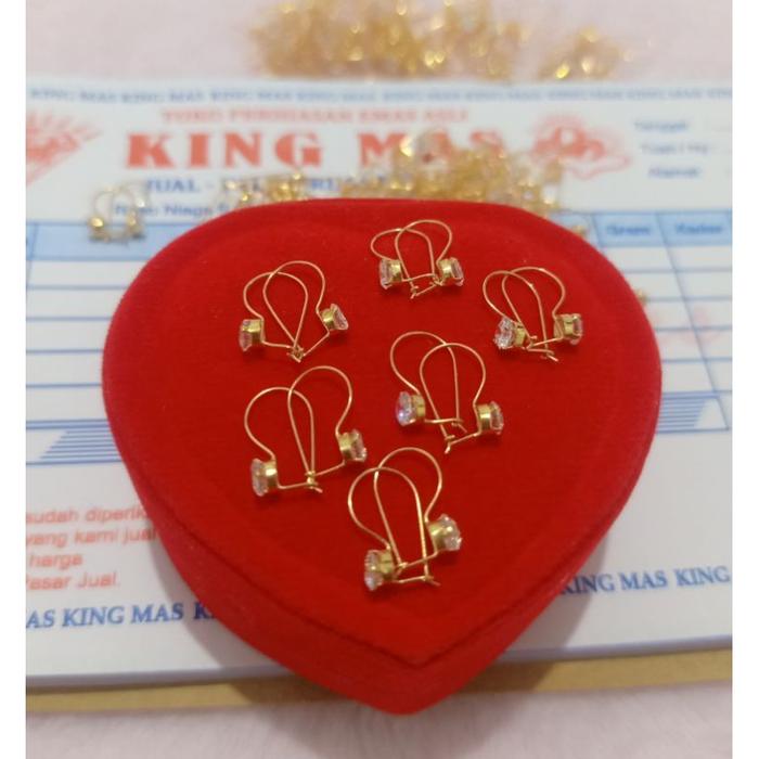 ANTING DESI 0.25GR MAS ASLI KADAR 375/8K