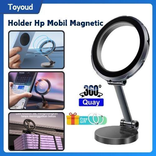 Phone Holder Mobil Magnetic Phone Holder 360° Rotation Magsafe Holder Hp Mobil Car Phone Holder
