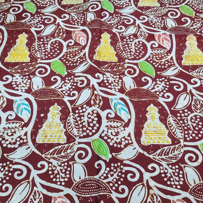 Kain Batik Tulis Katun Khas Kudusan Motif Menara 2 meter Limited Edition