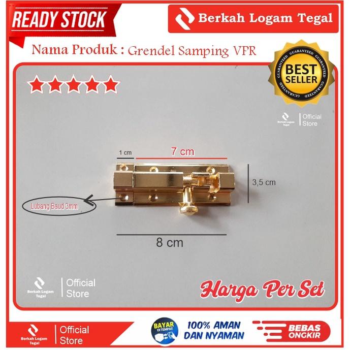 Slot Pintu 3 inch VPR Warna Gold Emas Kuningan