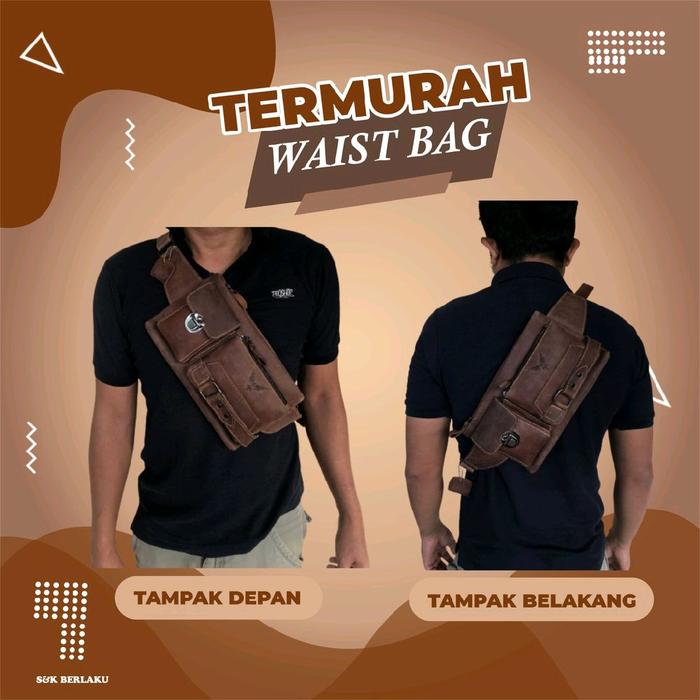 Tas kulit 100 % asli magetan Slingbag