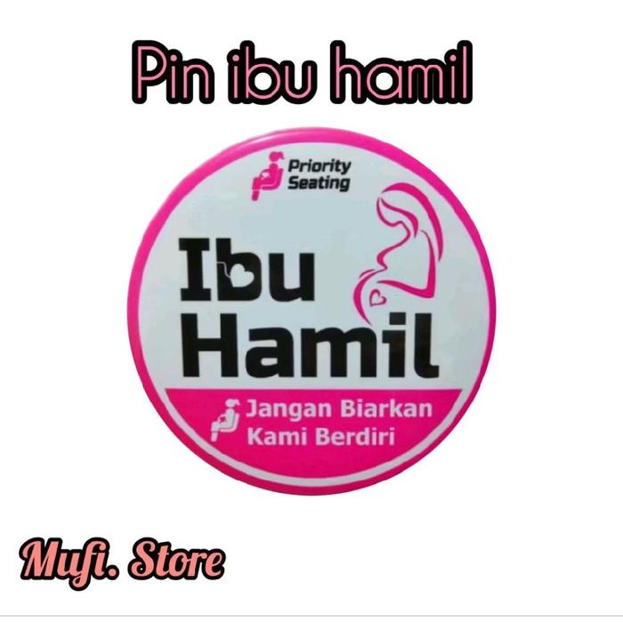 Pin Untuk Ibu Hamil /Pin Prioritas Ibu Hamil Bros Clips