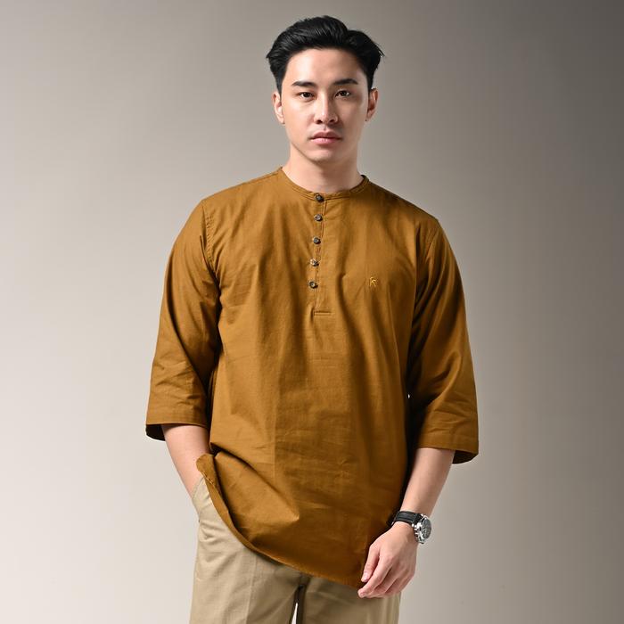 Cambra by KAUM ADAM - Kemeja koko modern bahan premium lengan pendek