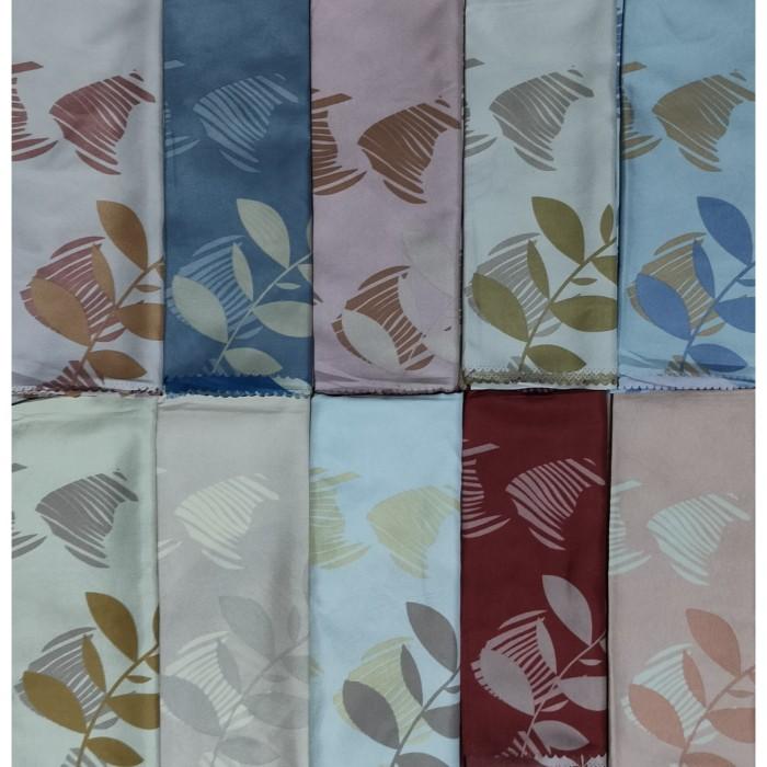 Segiempat Syari Laser Jilbab Azara Kerudung Segi4 Jumbo Motif Bunga