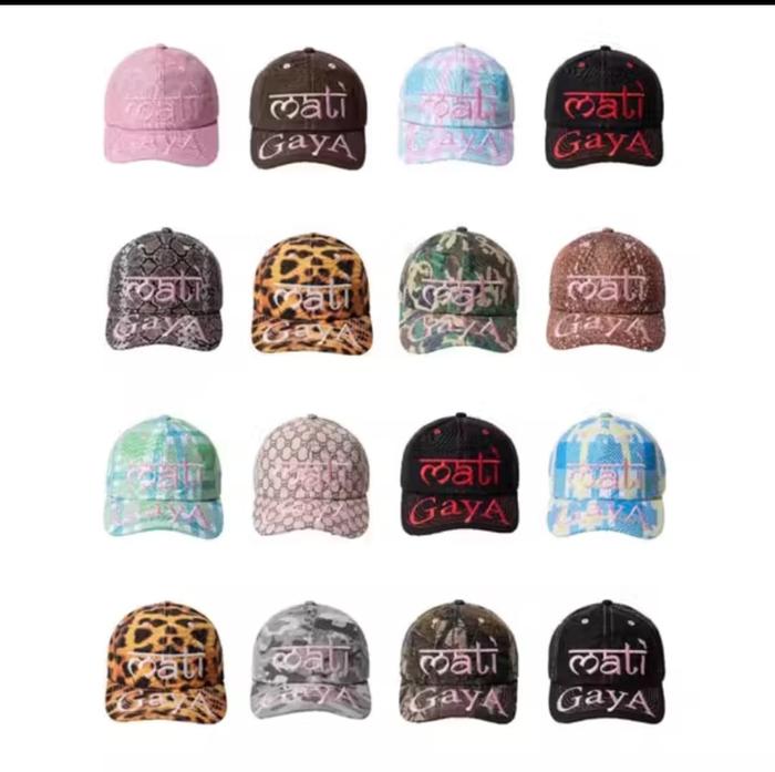 ZODIAC X ‘MATI GAYA’ Stock Limited CAP 12 NEW MATI GAYA CAPS Topi Baseball Mati Gaya Pria Wanita Vir