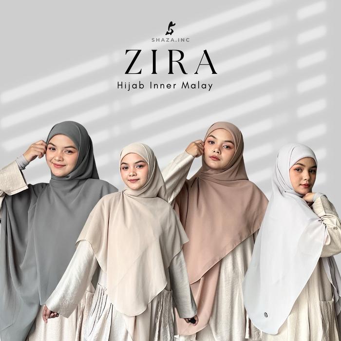 Shaza inc | Zira Hijab Inner Malay | Square oval instan | Hijab inner Kerudung Syari Segi Empat