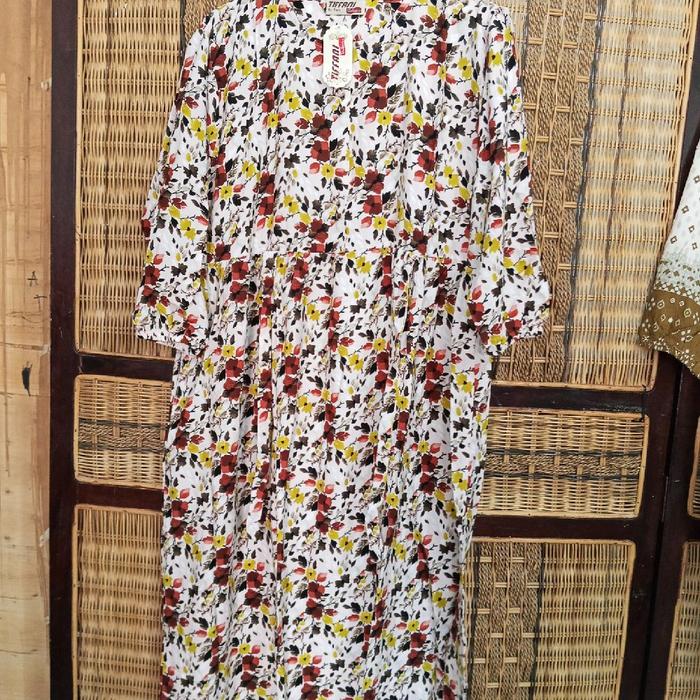 gamis adem  rayon sehari hari