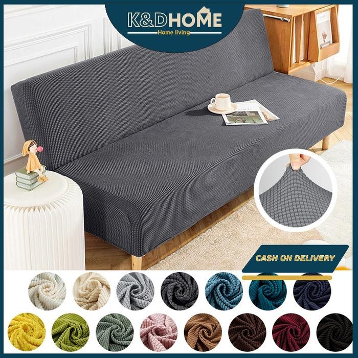 Kiddy Home Sarung Sofa Cover Sofa Bed |Sarung Sofa Bed Tebal |SOFA BED COVER ELASTIS Tahan Kotoran M