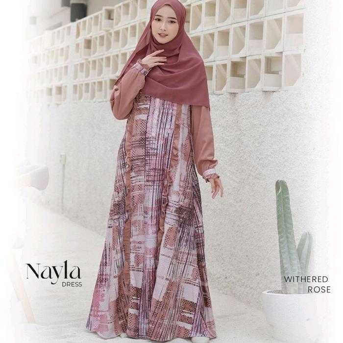 Nayla Dress Yasmeera/Nayla Dress By Yasmeera/Yasmeera Nayla Dress/Gamis Nayla/Yasmeera Gamis