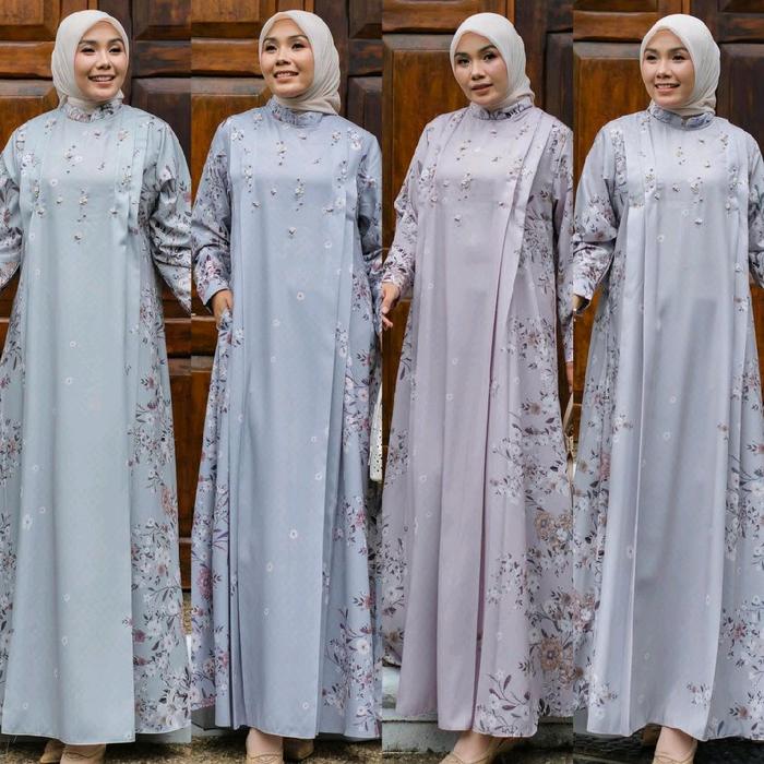 Gamis terbaru Dhiya dress by Dlovera