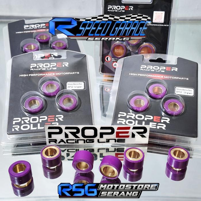ROLLER PROPER XEON 125 KARBU RC GT MIO M3 S Z GEAR SOUL GT FINO XRIDE FREEGO FAZZIO 125 GRAND FILANO