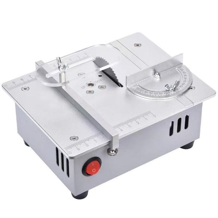 Gergaji Meja Mini DIY Gergaji Mesin Pemotong Desktop Gergaji Angkat