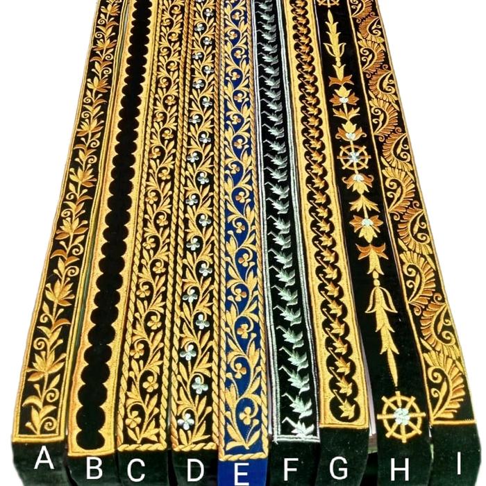 Epek bordir alusan/epek timang/sabuk epek