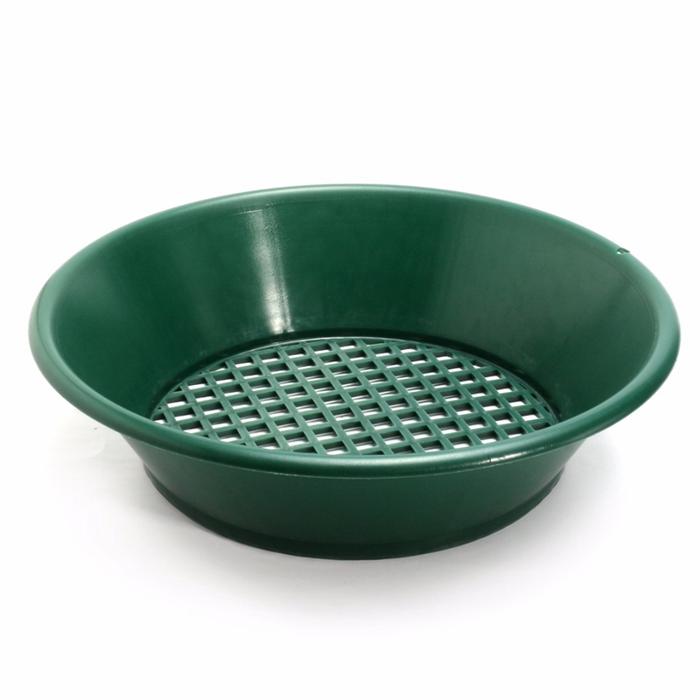 1Pc Green Gold Pan Sifting Clifier Mesh Sn Mining Sifter Metal
