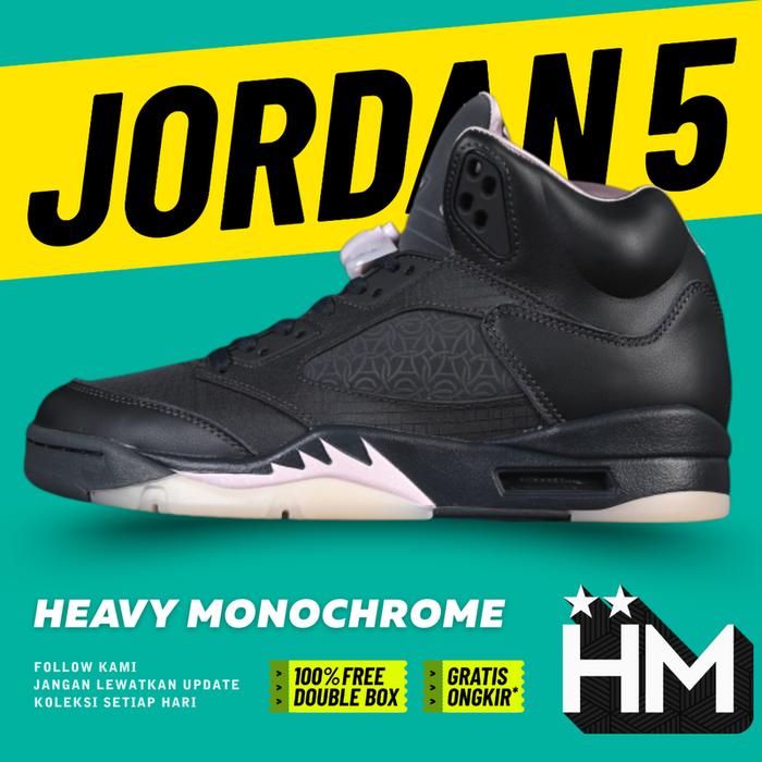 Jordan 5 Retro PSG Off Noir Sneaker HQ3004-001 (Size 40-47.5)