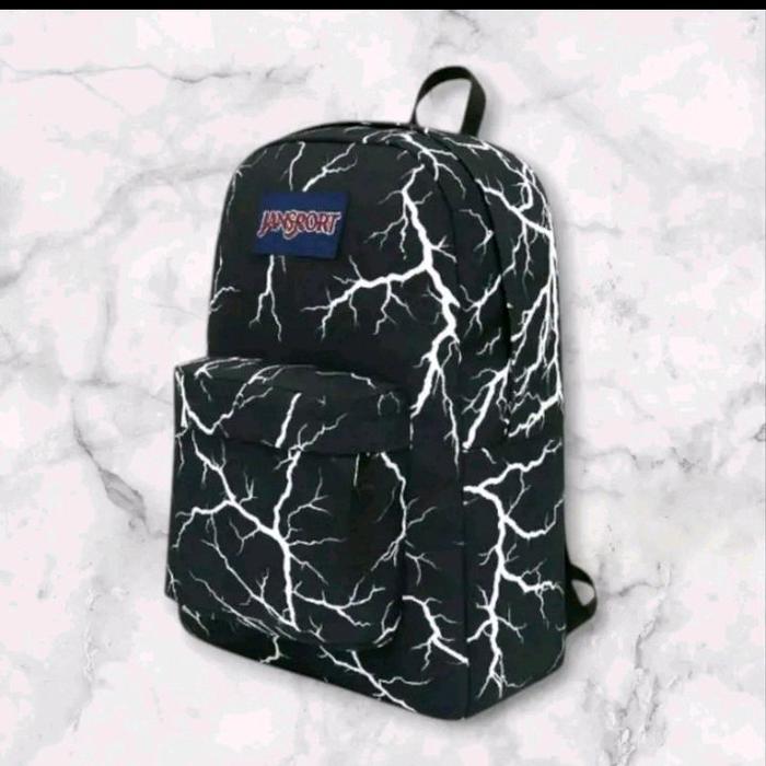 Js tas rangsel petir hitam Sd&Smp nyaman di pake