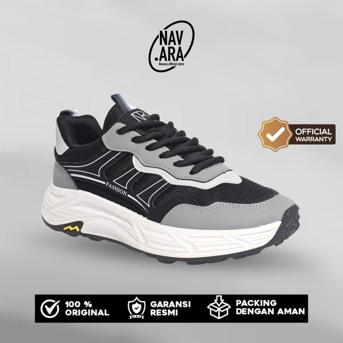 Navara Shoes-Sepatu Sneaker Keren pria 100% original sport running lifestyle outdoor indor kekinian 