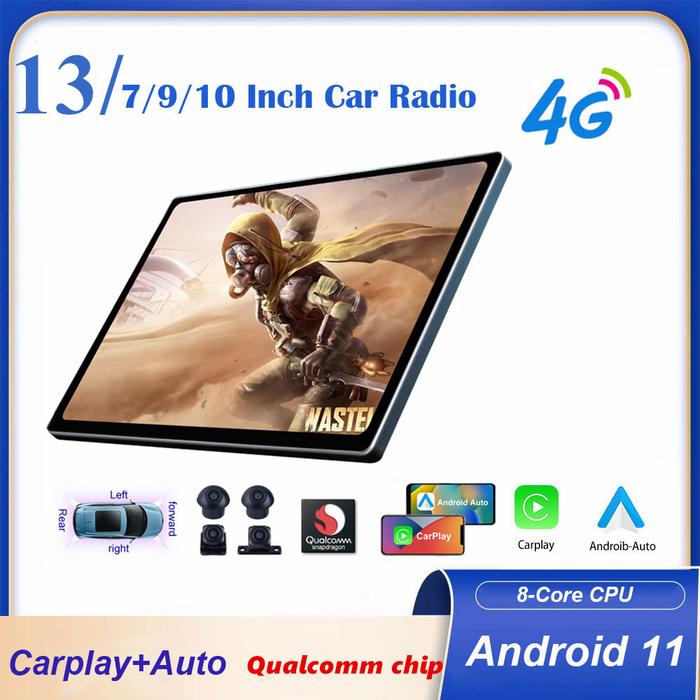 2K 360° Panoramic Camera Universal Qualcomm HeadUnit Car Radio Stereo