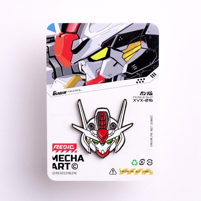 Pin Enamel Gundam AERIAL Head