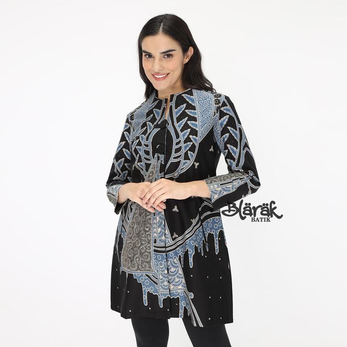 BATIK BLARAK - Tunik Batik Nararya Biru