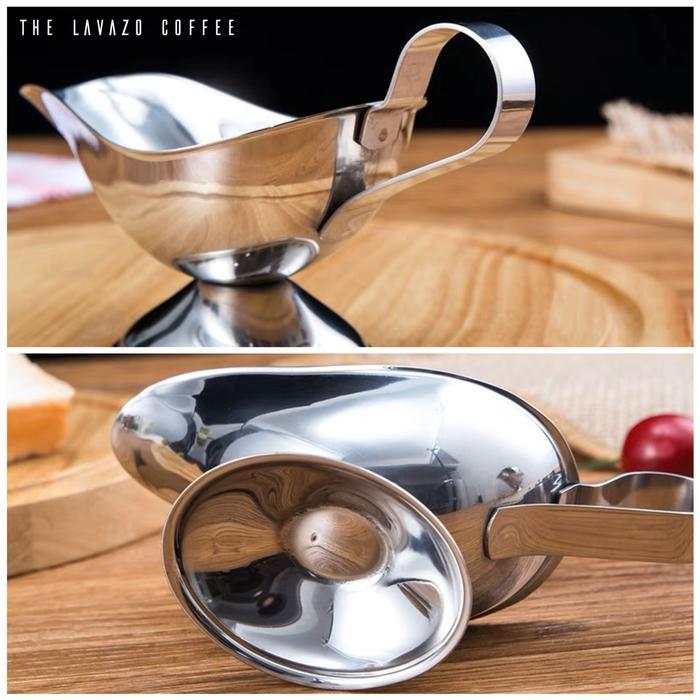 GRAVY BOAT STAINLESS STEEL | BBQ STEAK SAUCE BOAT | Tempat Saus Steak
