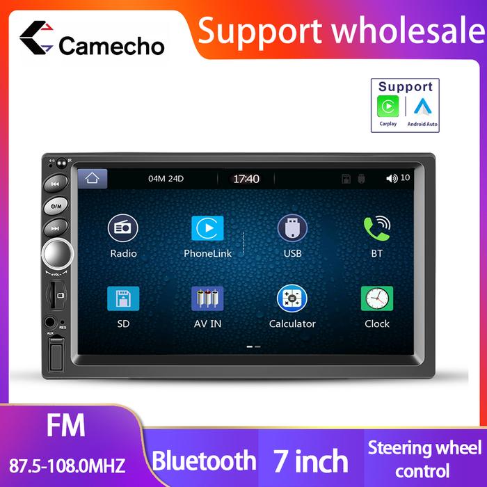 Camecho 2 Din Car Radio Multimedia Player 7 Hd Autoradio Bluetooth Carplay Universal Volkswagen_Niss