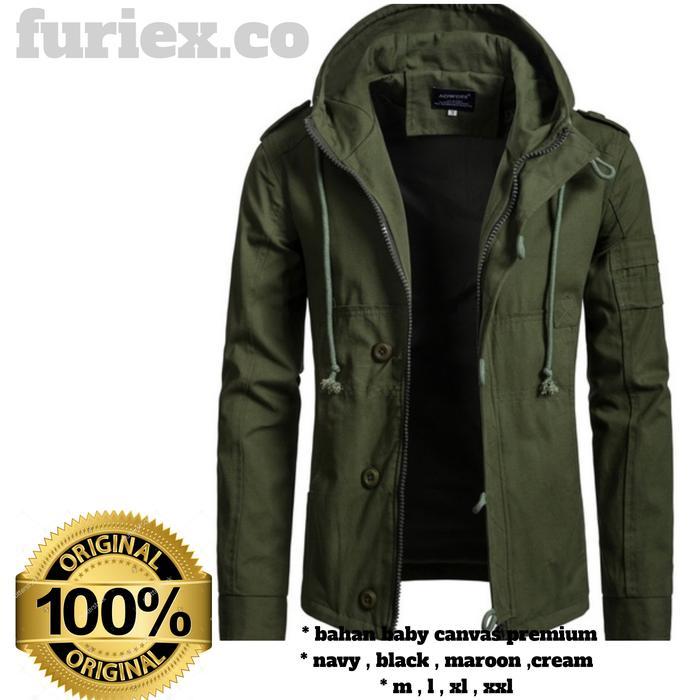 Terlaris Jaket Pria Parka Frx Bloosey Jaket Hoodie Keren Babycanvas/Best Produk Good Quality