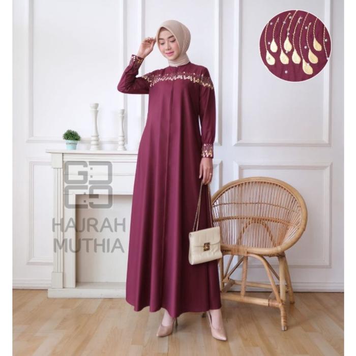 Gamis Muthia ori guzel kualitas premium (GUZEL)