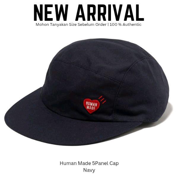 Human Made 5Panel Cap Navy Topi Original 100%