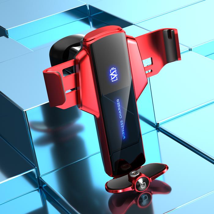 2022 new magnetic wireless car charger smart electric locking mobile