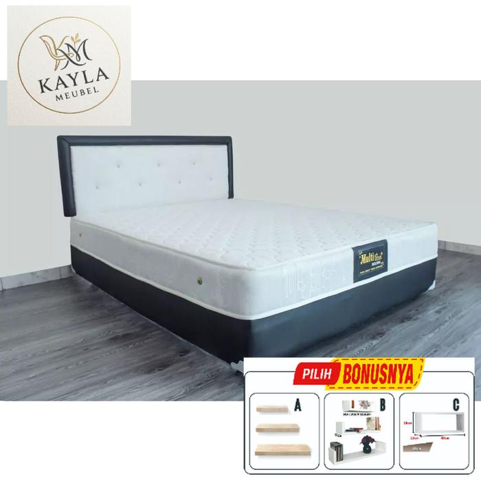 springbed boxy springbed full set ukuran 160x200 multistar