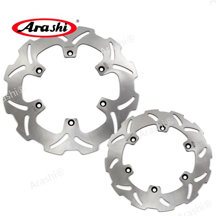 ARASHI For SUZUKI DRZ400E DRZ400S Front Rear Brake Rotors Brake Disc