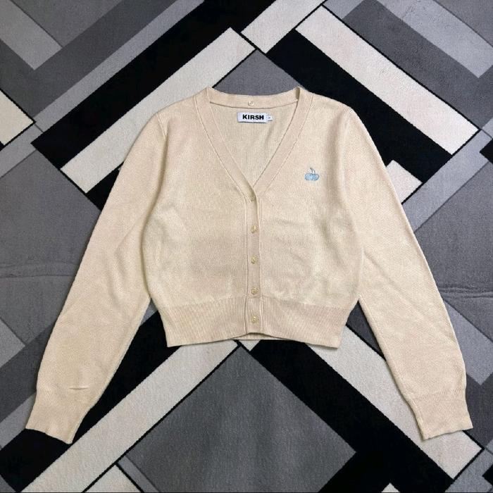Kirsh Knit Cardigan Broken White