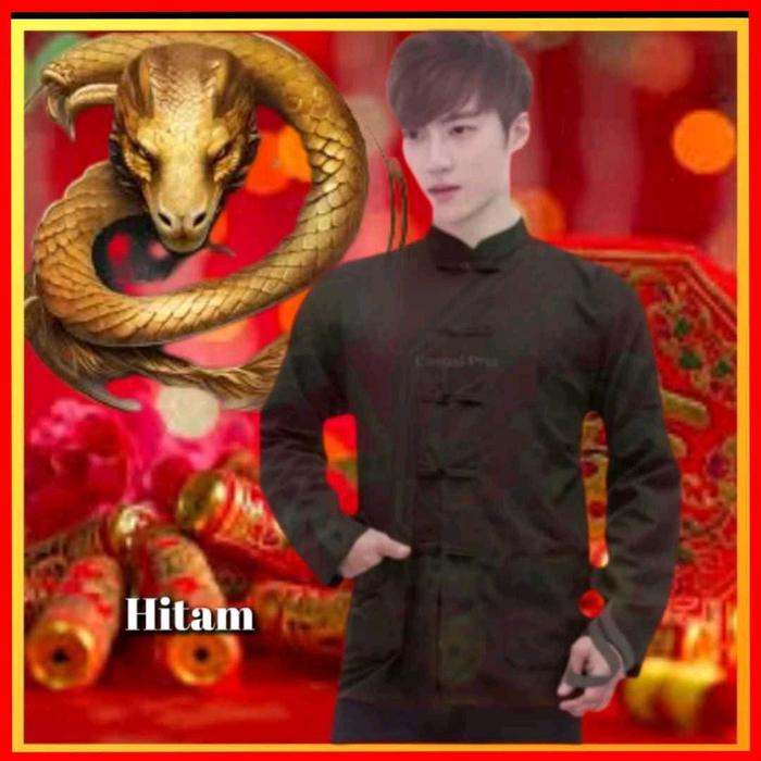 Baju Tradisional China Pria Hitam