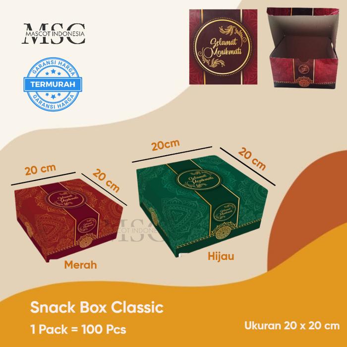 Dus Katering | Dus Nasi | Dus Snack | Snack Box Classic cap Olin Healthy Packaging uk 20x20