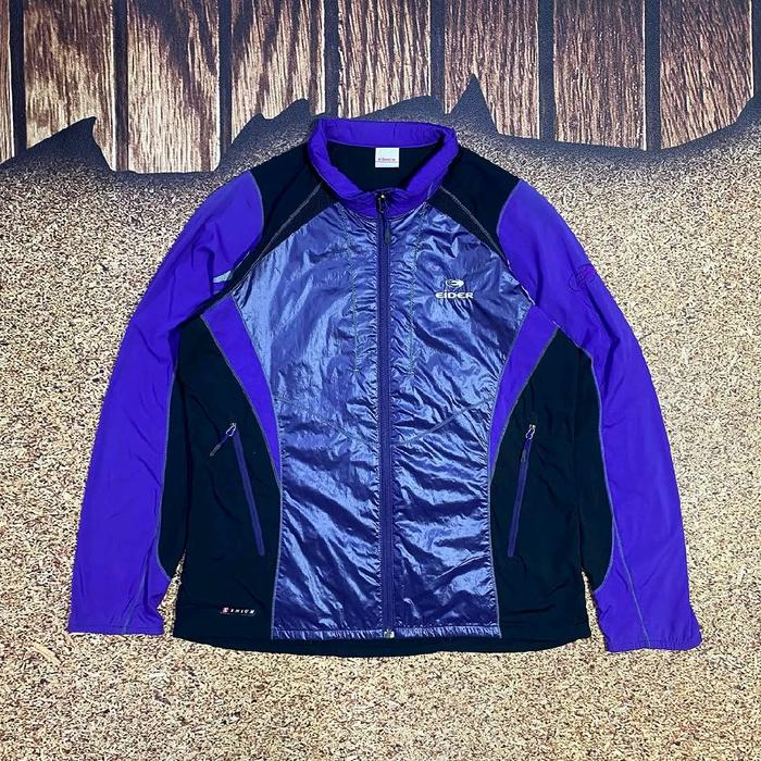 jaket outdoor pria EIDER XENIUM three colour block jaket multi colour murah bagus size L