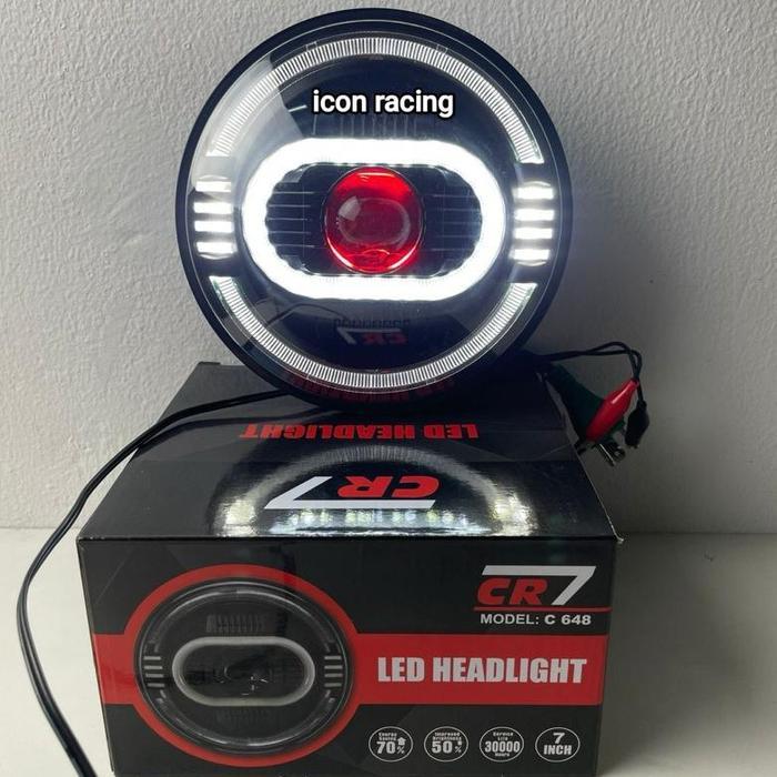 BILED NINJA BILED CR7 BULAT 7 INCH FULL RING WELCOME LIGTH BLUE BILED RXK CBVERZA JEEP SCORPIO RUBIC